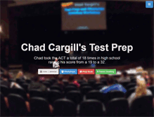 Tablet Screenshot of chadcargill.com